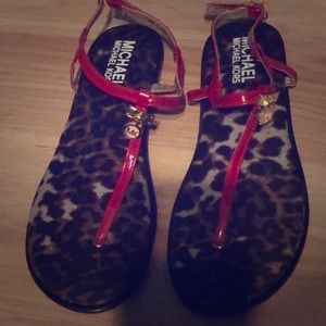 MMK red strap sandal